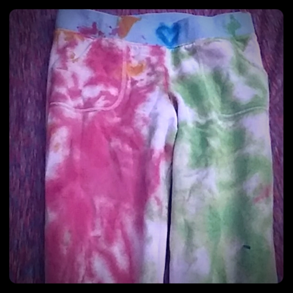 Tie die pants